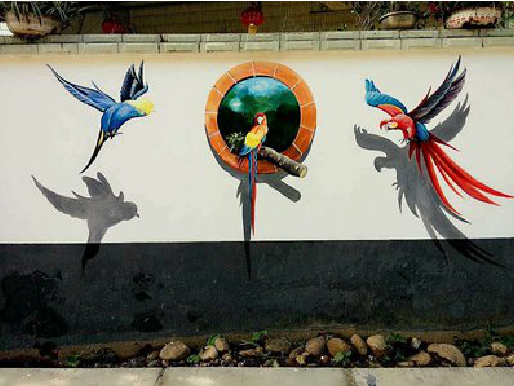 溧阳视觉错位-3D墙绘设计