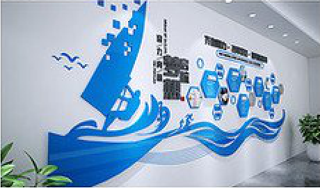 溧阳海浪主题文化墙如何设计？