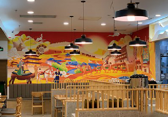 溧阳商业空间彩绘介绍。